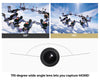 WiFi Action Camera 12MP 1080P H.264 1.5 Inch 170° Wide Angle Lens For Sports, Diving, Motorcycles, Snowmobiles, Snowboarding and more! (White)